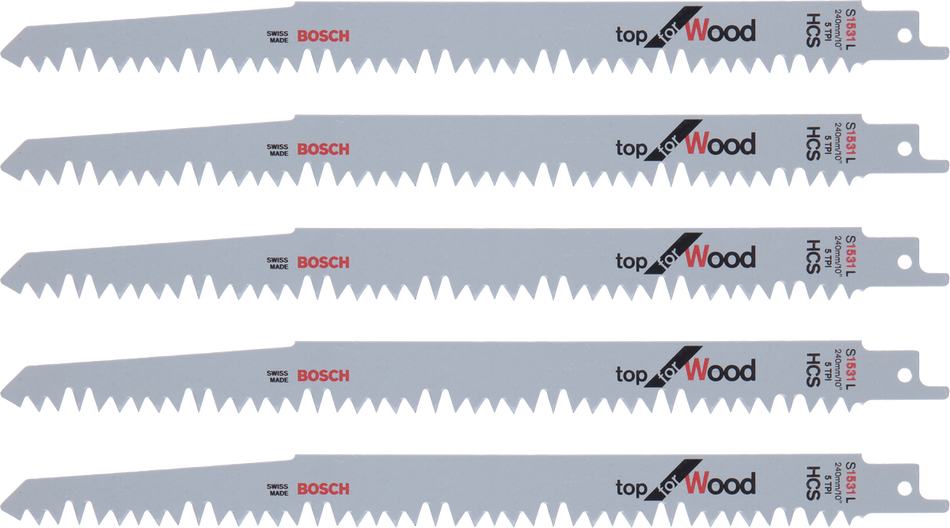 Bosch 2608650676 S 1531 L Top for Wood Reciprocating Saw Blade For reciprocating saws