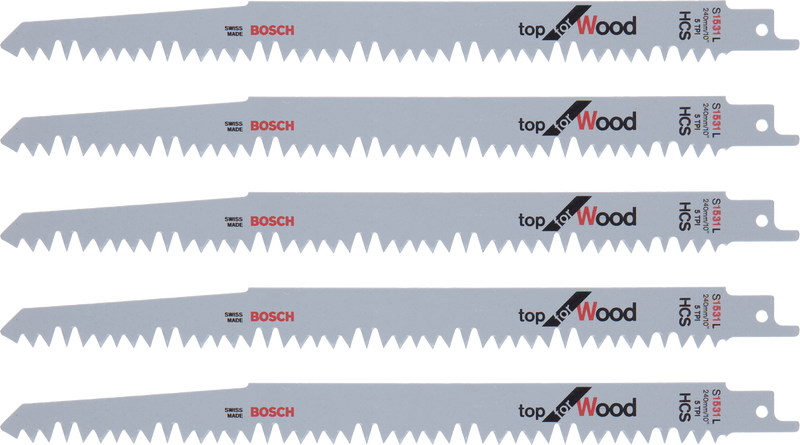Bosch 2608650676 S 1531 L Top for Wood Reciprocating Saw Blade For reciprocating saws