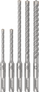 Bosch 2608833910 PRO SDS plus-5X Hammer Drill Bit Set For rotary hammer drills, For breakers