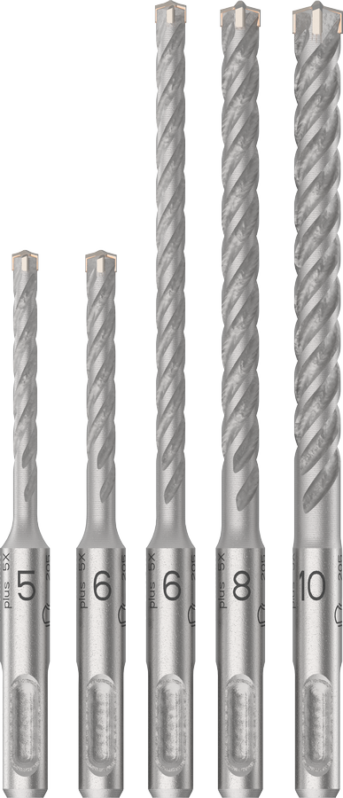 Bosch 2608833910 PRO SDS plus-5X Hammer Drill Bit Set For rotary hammer drills, For breakers