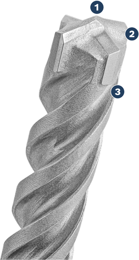 Bosch 2608833800 PRO SDS plus-5X Hammer Drill Bit For rotary hammer drills 10 x 200 x 260 mm