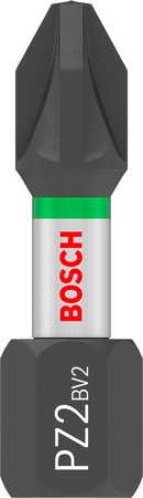 Bosch 2607002804 PRO Impact PZ Screwdriver Bit For impact screwdrivers, For battery screwdrivers 25mm 25Pcs