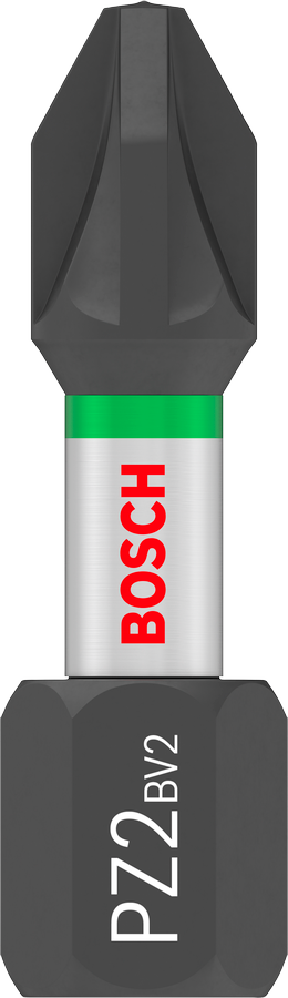 Bosch 2607002804 PRO Impact PZ Screwdriver Bit For impact screwdrivers, For battery screwdrivers 25mm 25Pcs