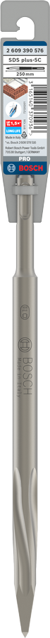 Bosch 2609390576 PRO SDS plus-5C Pointed Chisel For rotary hammer drills, For breakers 250 mm