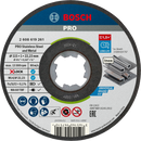 Bosch 2608619266 PRO Stainless Steel and Metal Bonded Cutting Disc For small angle grinders 115 x 1 x 22.23 mm, X-Lock, Straight, 10 pcs