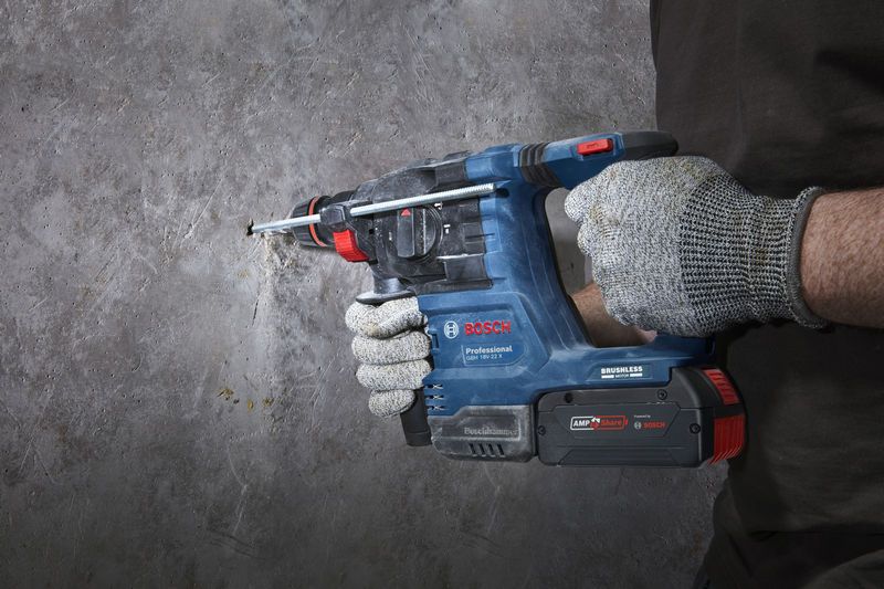 Bosch 0611924171 GBH 18V-22 X Professional Cordless Rotary Hammer with ONECHUCK