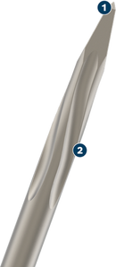 Bosch 2609390576 PRO SDS plus-5C Pointed Chisel For rotary hammer drills, For breakers 250 mm