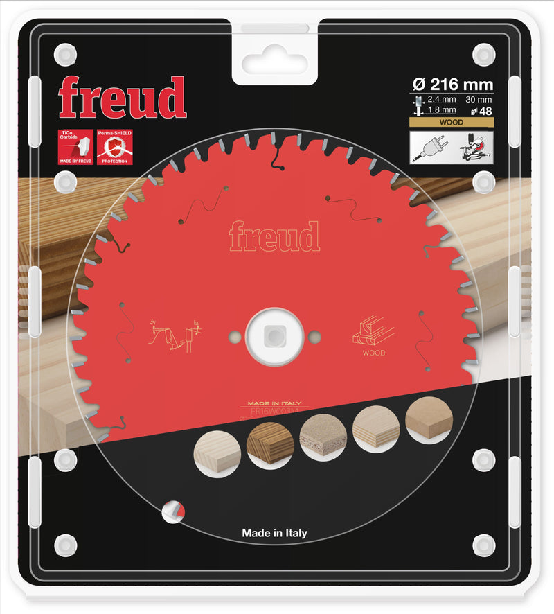 Freud F03FS09750 Circular Saw Blade 216mm x 48T