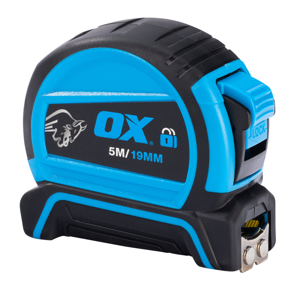 OX P632705 Pro Double Locking Tape Measure Metric Only - 5m