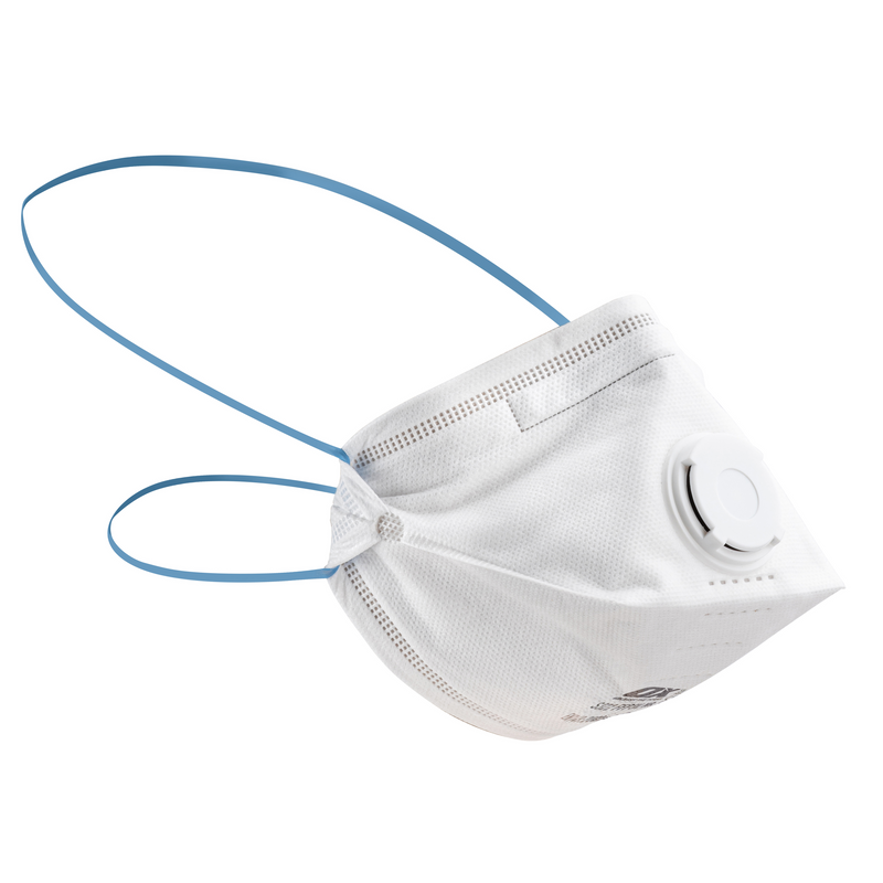 OX Safety S489401 S222 FFP2V Fold Flat Valved Respirator