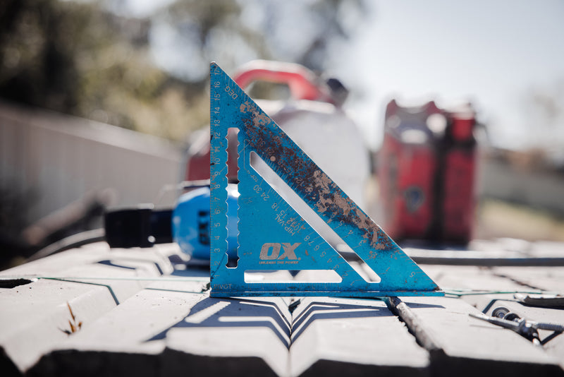 OX Tools OX-P506518 Pro Aluminium Rafters Square Metric - 180mm