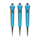 OX Tools OX-P095031 Pro Nail Punch w/ Grip 3-Pack ‚Äì 0.8mm, 1.6mm, 2.4mm