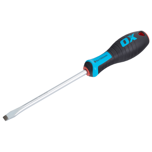 OX Tools OX-P362215 Pro Slotted Flared Screwdriver 150x8mm