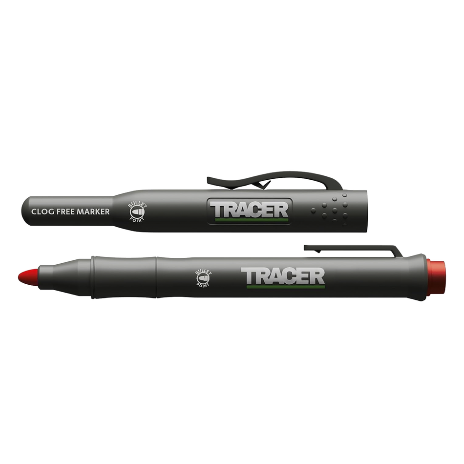 TRACER Clog Free Marker - Red c/w Site Holster