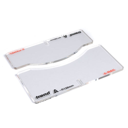 Trend Tools TEMP/PD/R/G Template Panel Door Set Rad 400Mm