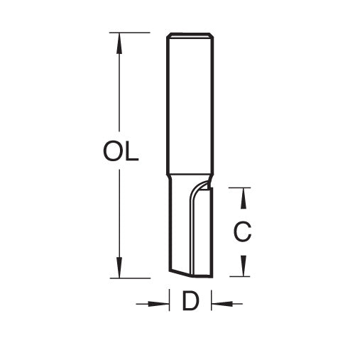 Trend Tools PCD/11X1/2 Pcd Disposable Mdf Cutter