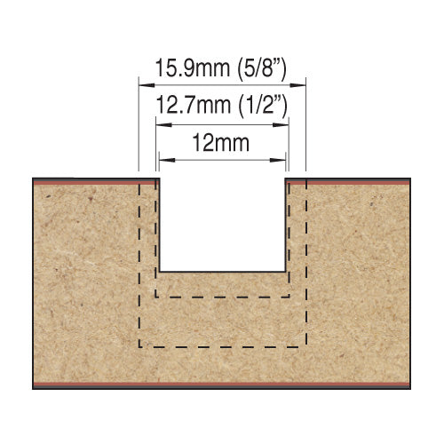 Trend Tools PCD/11X1/2 Pcd Disposable Mdf Cutter