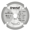 Trend Tools PCD/FSB/1404 Trend Pcd Fibre Cement Circular Saw Blade 140Mm X 20Mm X 4T