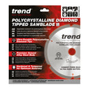 Trend Tools PCD/FSB/2166 Trend Pcd Fibre Cement Circular Saw Blade 216Mm X 30Mm X 6T
