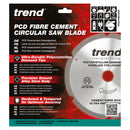 Trend Tools PCD/FSB/2356 Trend Pcd Fibre Cement Circular Saw Blade 235Mm X 30Mm X 6T