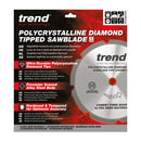 Trend Tools PCD/FSB/3058 Trend Pcd Fibre Cement Circular Saw Blade 305Mm X 30Mm X 8T