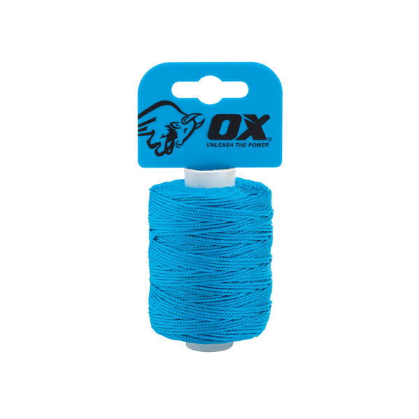 OX Tools OX-P103510 Pro Nylon High Vis Builders Line 105m / 350ft - Cyan