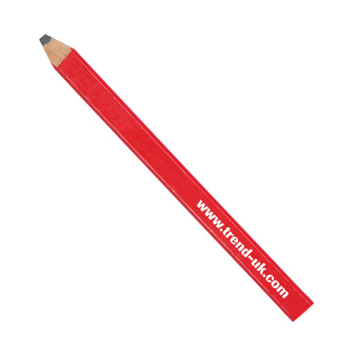 Trend Tools PENCIL/CR/3 Carpenters Pencils Red Medium 3 Pack