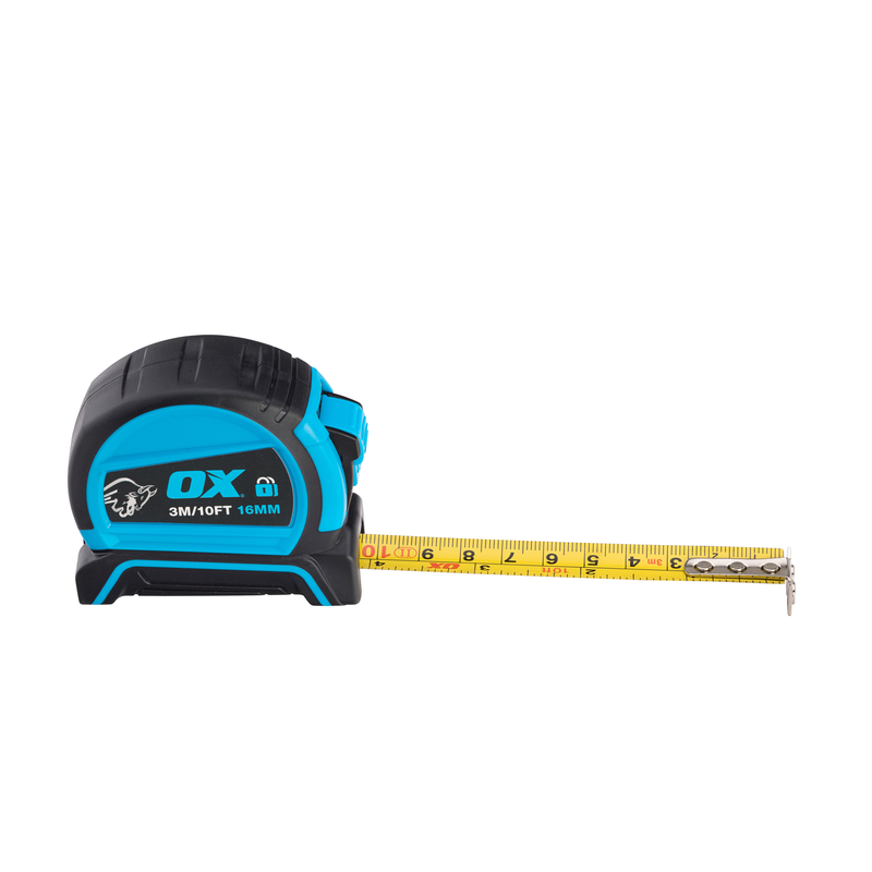 OX Tools OX-P505203 Pro Dual Auto Lock Tape Measure - 3m