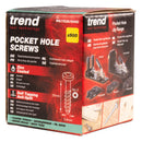 Trend Tools PH/7X25/500C Pocket Hole Screw Coarse Thread No7X25Mm
