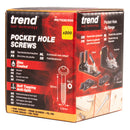 Trend Tools PH/7X30/500 Pocket Hole Screw Fine Thread No.7X30Mm