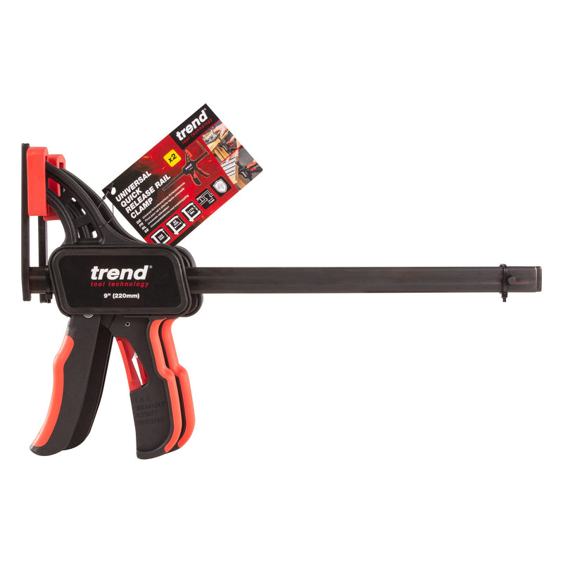 Trend Tools PH/CLAMP/QR Universal Quick-Release Rail Clamp (Pair)