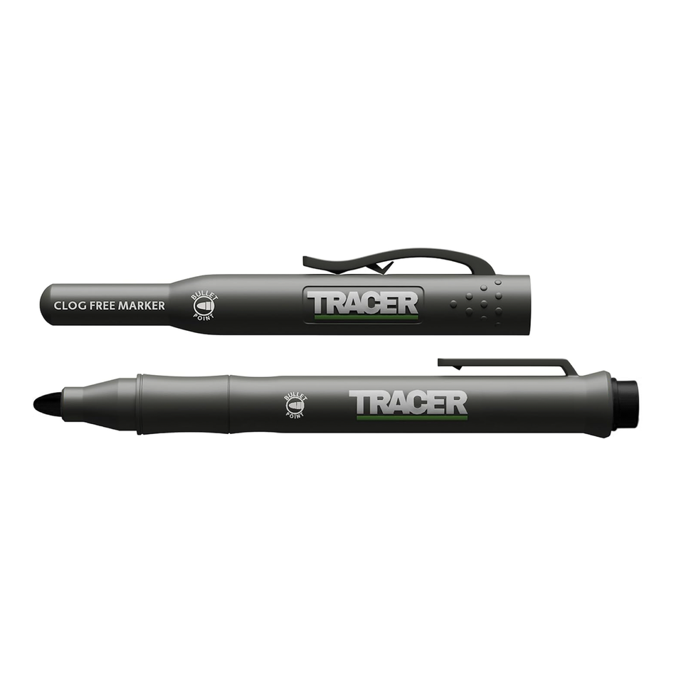 TRACER Clog Free Marker - Black c/w Site Holster