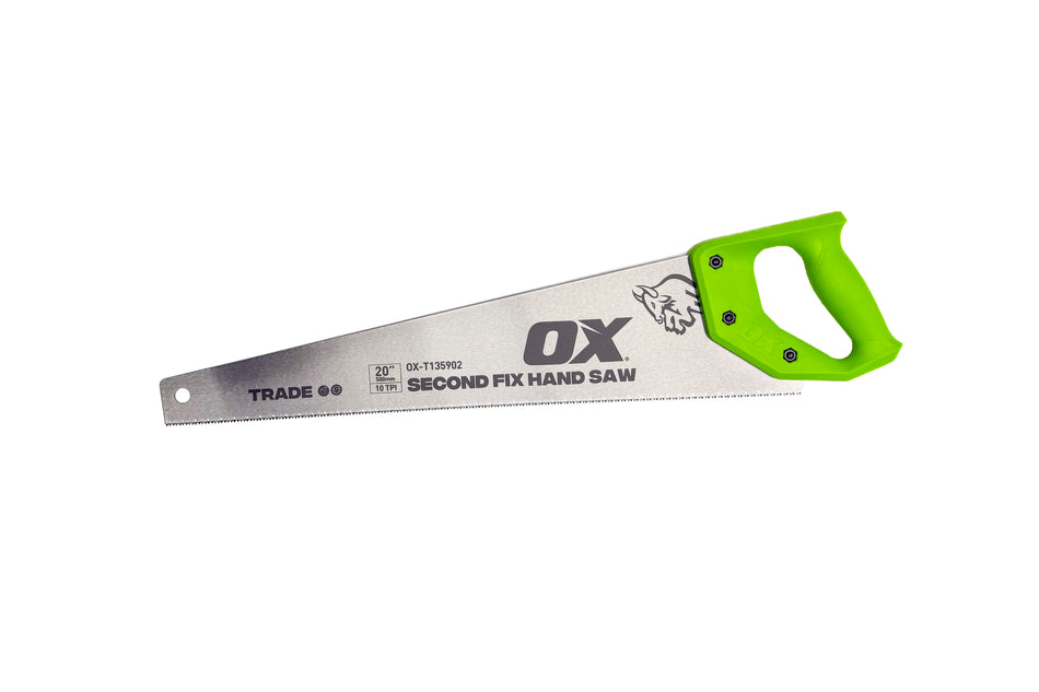 OX T135902 Trade Second Fix Hand Saw - 500mm/20" - (10 TPI)