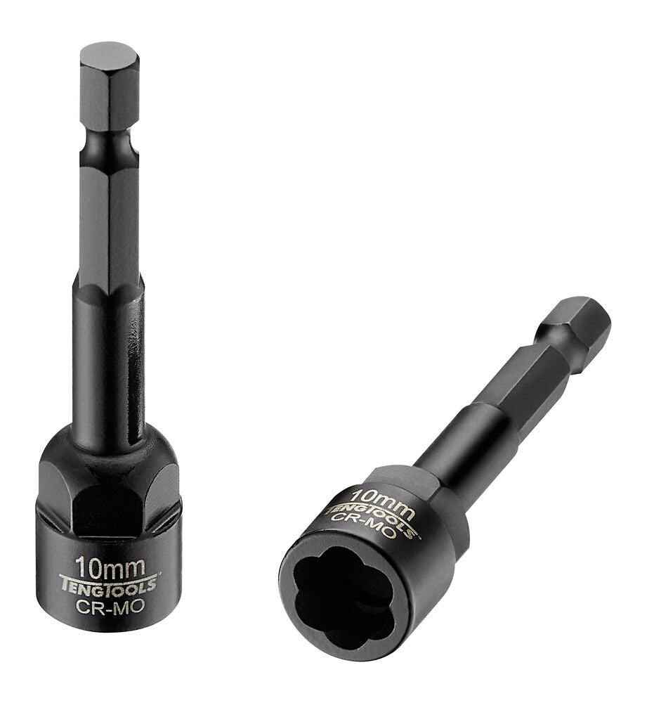 Teng Tools TEP65510 1/4″ Hex bolt & nut extractor Cr-Mo 10 mm