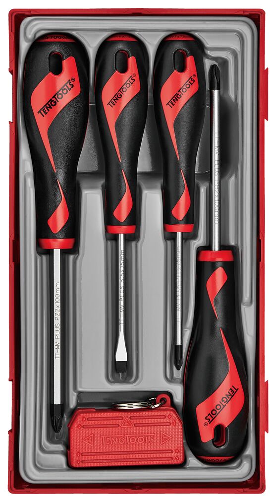Teng Tools TT905N Screwdriver set with magnetic charger TT1 5 pieces