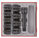 Teng Tools TTD9416 3/4 Impact Socket Set DIN TT2 16 Pieces