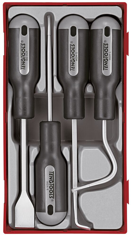 Teng Tools TTSR04 Scraper Set TT1 4 Pieces