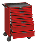 Teng Tools TCW907X 26" PRO Roller Cabinet 7 Soft Close Drawers Red