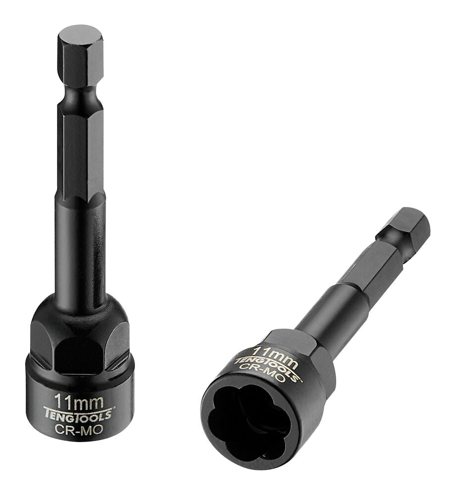 Teng Tools TEP65511 1/4″ Hex bolt & nut extractor Cr-Mo 11 mm