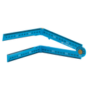 OX Tools OX-P507236 OX Pro Tuff Rule - Cyan - 600mm