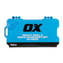 OX P215540 Pro Impact Drill & Drive Accessory Set – 40 Piece