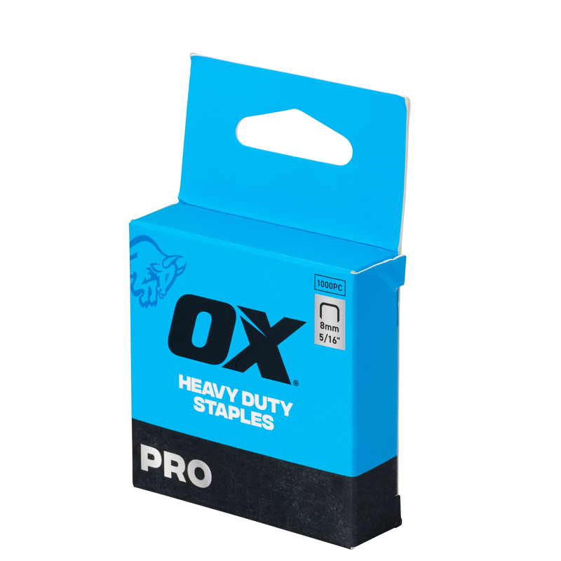 OX P316408 Pro Heavy Duty Staples - 8mm