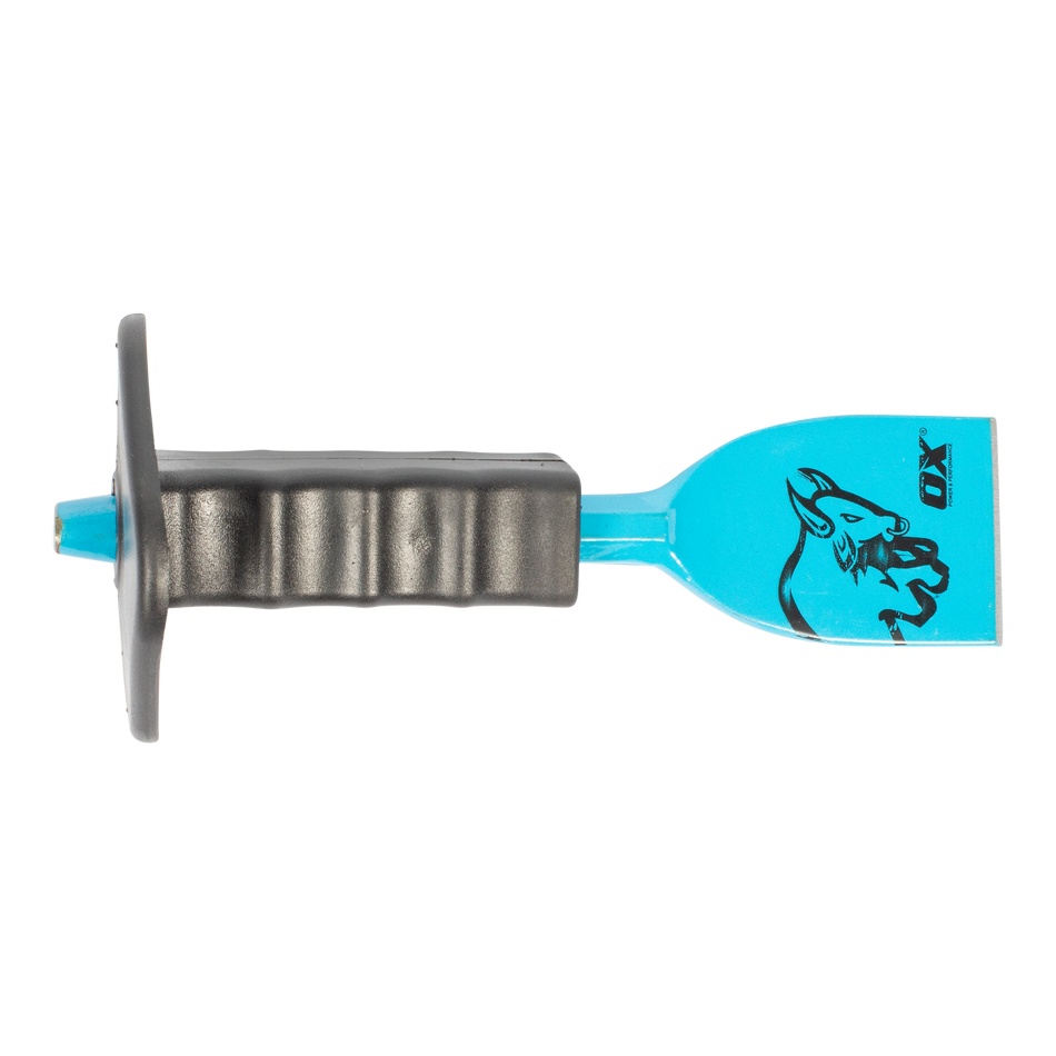 OX Tools OX-T090502 Trade Brick Bolster With Guard - 2 ¬º" / 58mm