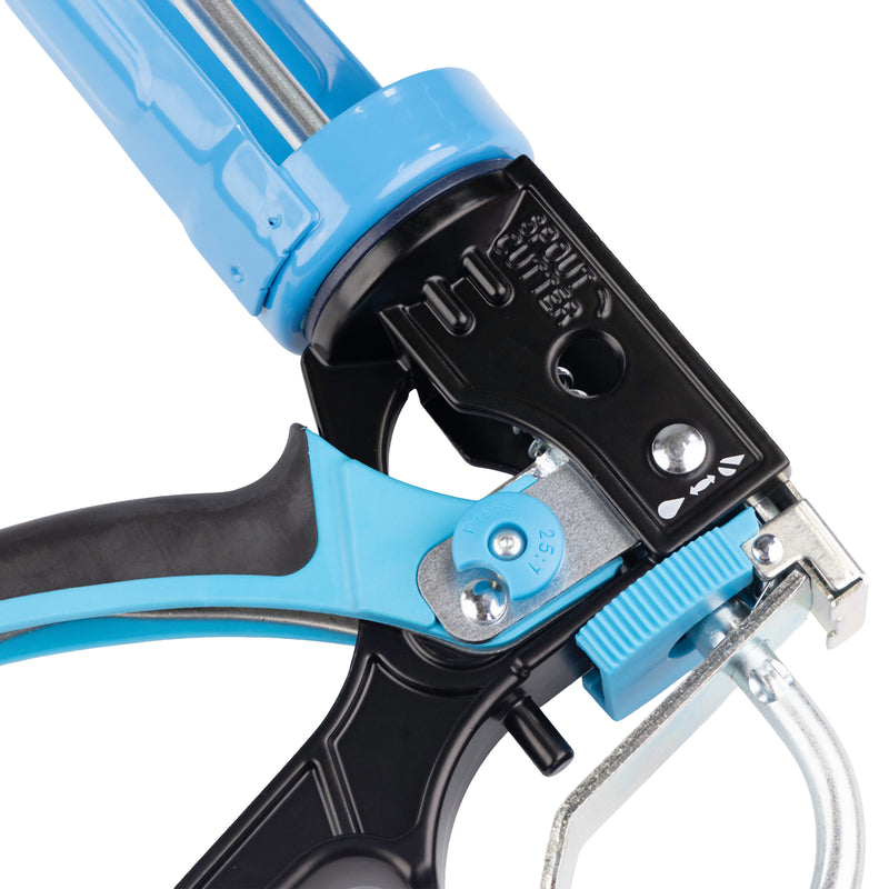 OX Hand Tools T046507 400ml Heavy Duty Caulk Gun | 25:1 /12:1 Dual Thrust Ratio