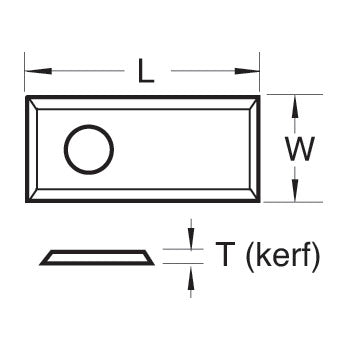 Trend Tools RB/F Rota-Tip Blade 30X12X1.5Mm 1 Off