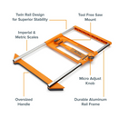 BORA 546250 NGX Twin Rail Rip Guide
