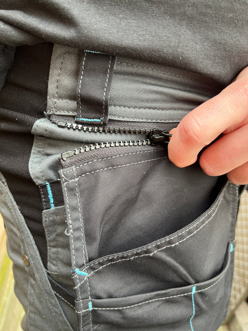 OX Workwear W554234 Pro Heavy Duty Flex Waist Work Trousers - 34in