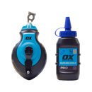 OX Tools OX-P506302 Pro Aluminium Kevlar Chalk Line Reel and Refill
