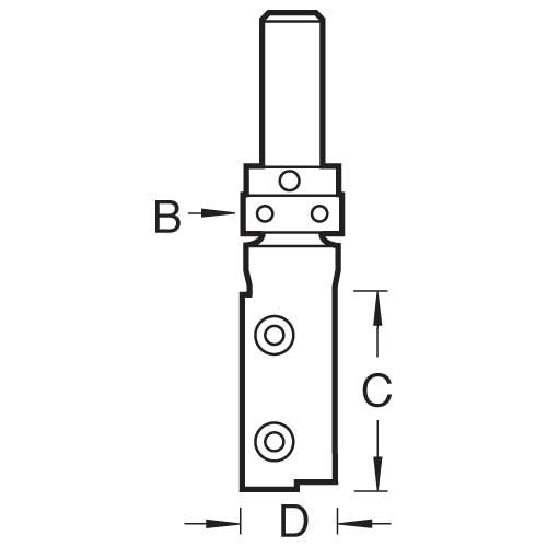 Trend Tools RT/70X1/2TC Rota-Tip Profiler 19.1Mm Diameter
