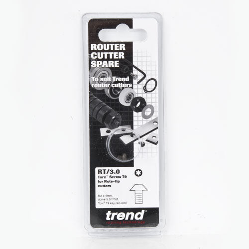 Trend Tools RT/3.0 Torx Screw M3.0X4Mm 5.5Mm Head Dia